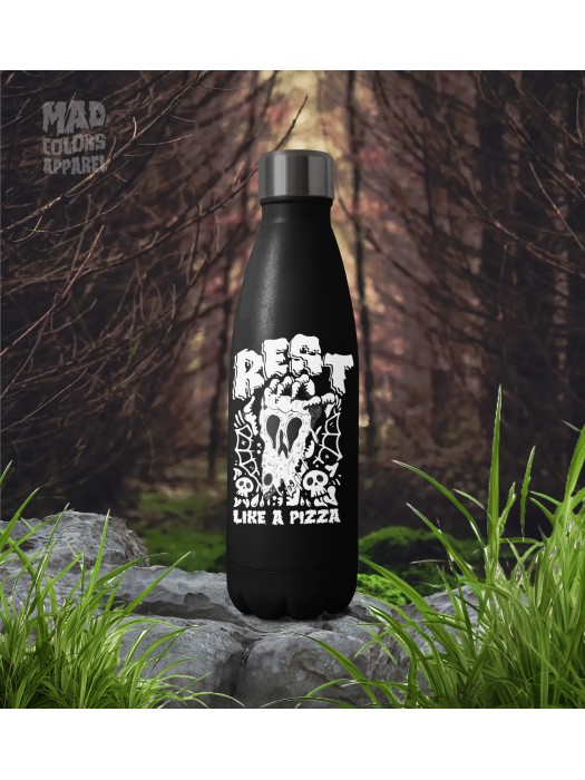 МЕТАЛНА БУТИЛКА ЗА ВОДА REST LIKE A PIZZA